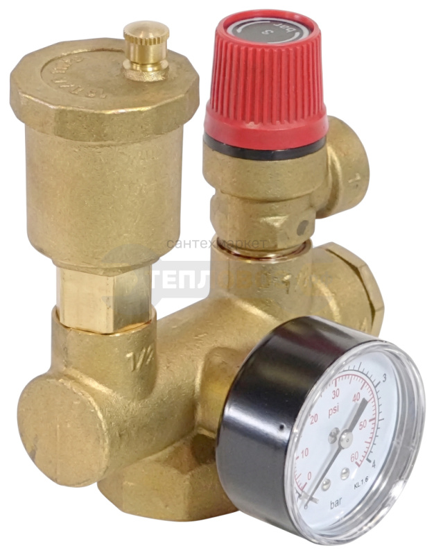 Купить Rusterra Optima Rsgb-2503, вр 1"(25), 3 бар, с манометром в интернет-магазине Тепловоз