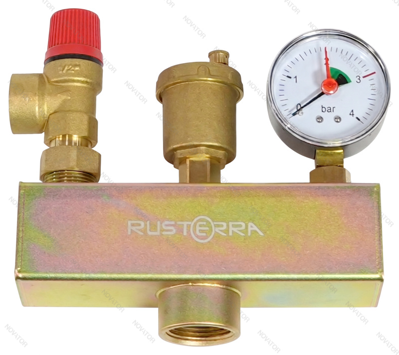 Rusterra Prof Rsgb-2502, вр 1"(25), 3 бар, с манометром