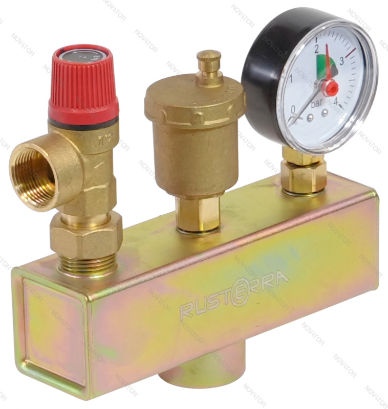 Rusterra Prof Rsgb-2502, вр 1"(25), 3 бар, с манометром