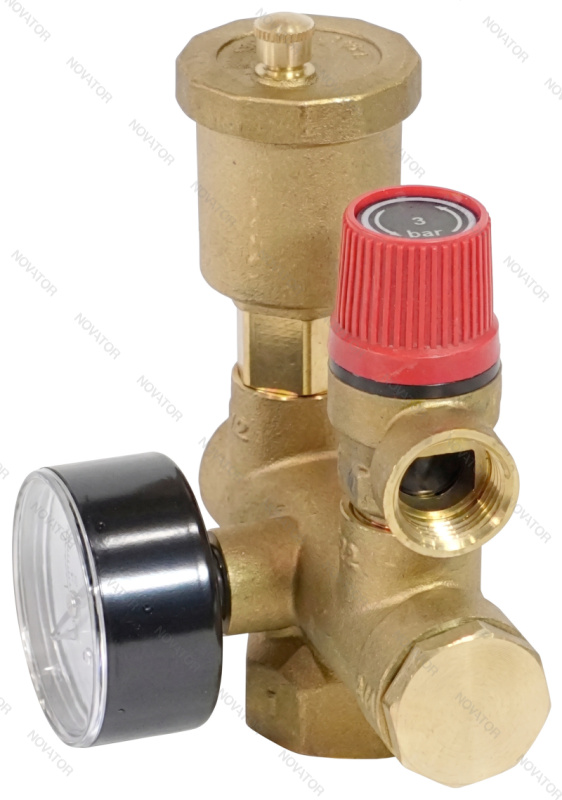 Rusterra Optima Rsgb-2503, вр 1"(25), 3 бар, с манометром
