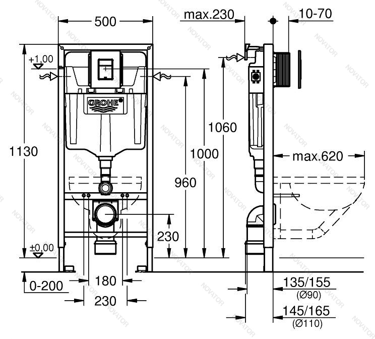 Grohe Solido 38811KF0, черная