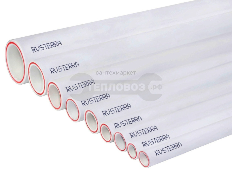 Купить Rusterra PP-Fiber 40х6,7 PN25 (1м) в интернет-магазине Тепловоз