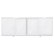 Метакам Купе NEW 180 см, белый, алюминиевая ручка-профиль.