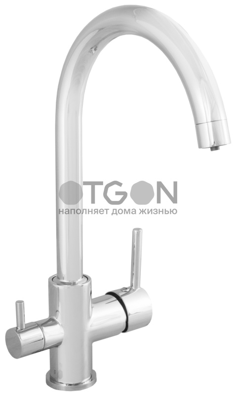 Смеситель для кухни с переключателем на питьевую воду Otgon Kitchen M54562-207C-KP