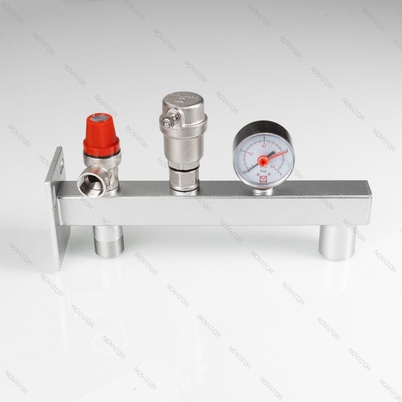 Valtec VT.495.0.3 вр-нр 3/4"(20), 4 бар, с манометром