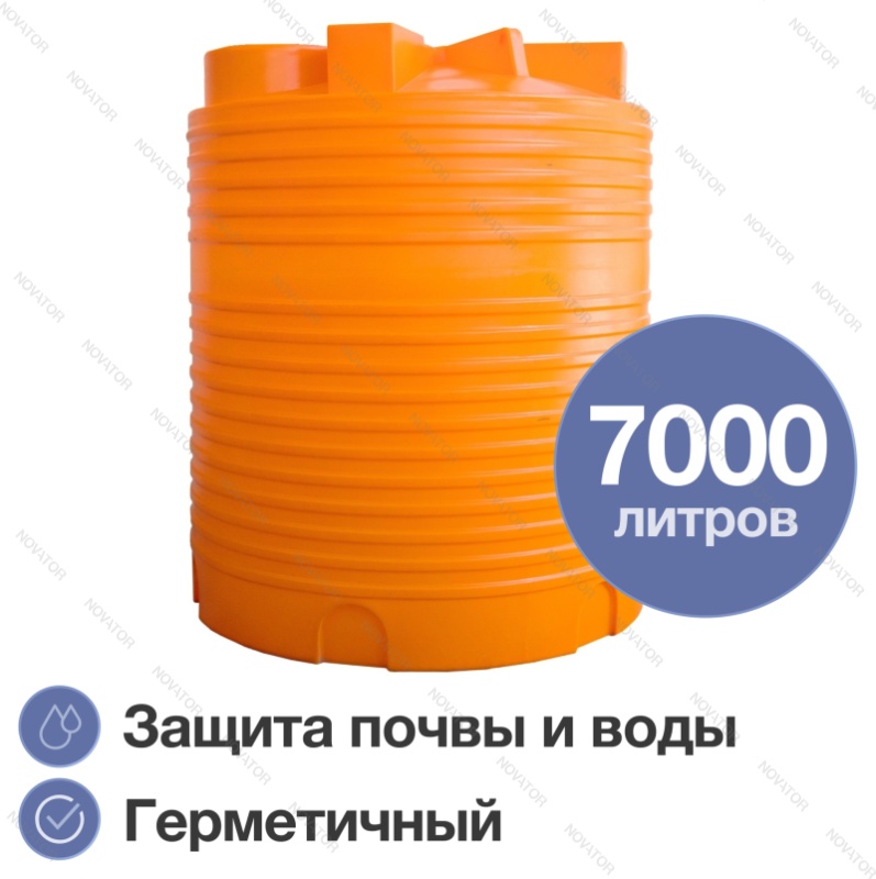 Terra RV7000, круглый, рыжий