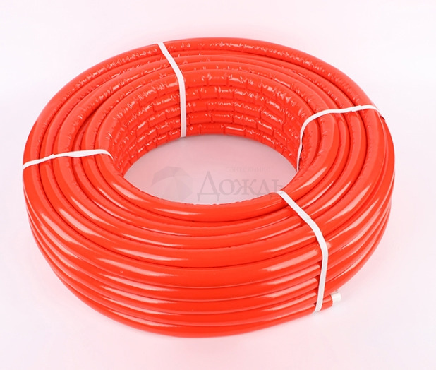 Купить Ritable PEX-a, 16x2,2 (1/50м), в теплоизоляции 6 мм (Красная) в интернет-магазине Дождь