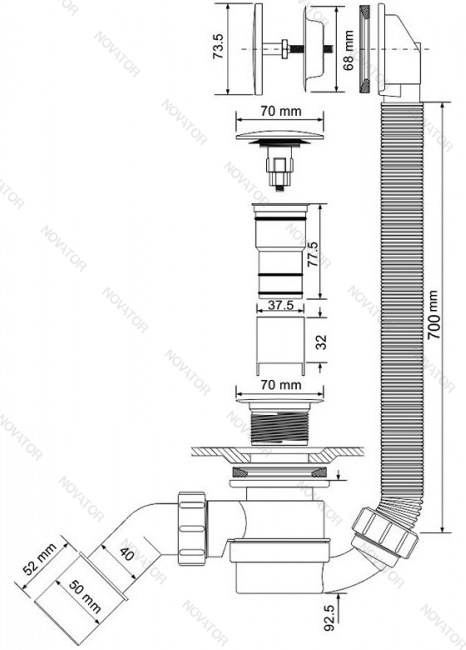 McAlpine MRB12, черный матовый