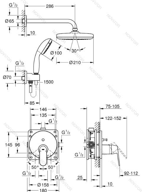 Grohe Eurosmart Cosmopolitan 25219001