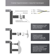 Полотенцесушитель электрический Otgon Stem OTG-LSTE150-17BRRt, 150х17 см, черный муар