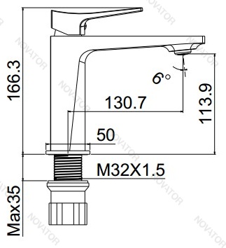 Otgon Novo M11668-830H, черный