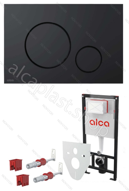 Alca Set 4v1 AM101/1120-4:1 RU M678-0001, черный матовый