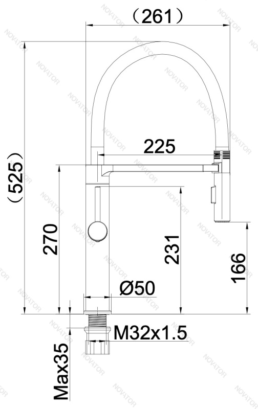 Otgon M54801-817NB, брашированный никель/черный