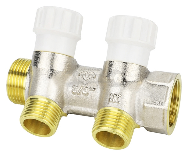 Купить Varmega VM14712 3/4" х2 вых. Евроконус 3/4" в интернет-магазине Тепловоз