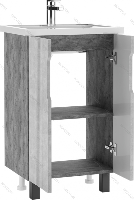 Домино Айсберг Марта Тони 50 DN2614T, 51,2 см, бетон