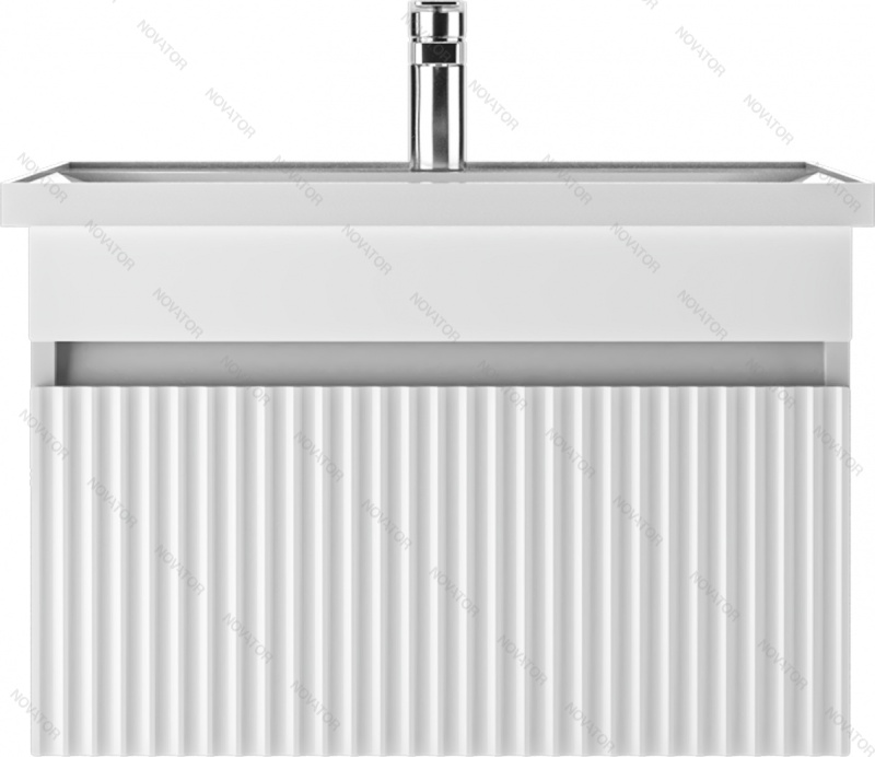 Домино Айсберг Бриз Нова 60 DB3016T, 57 см, белый