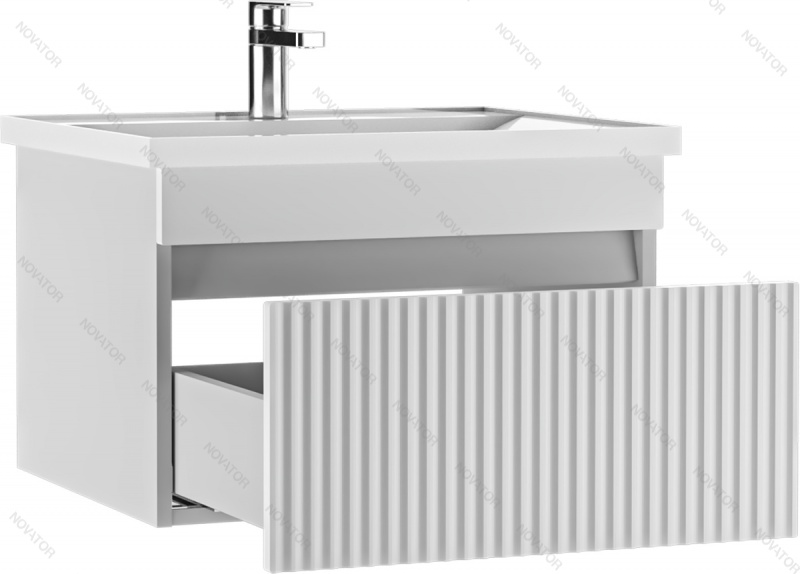 Домино Айсберг Бриз Нова 60 DB3016T, 57 см, белый