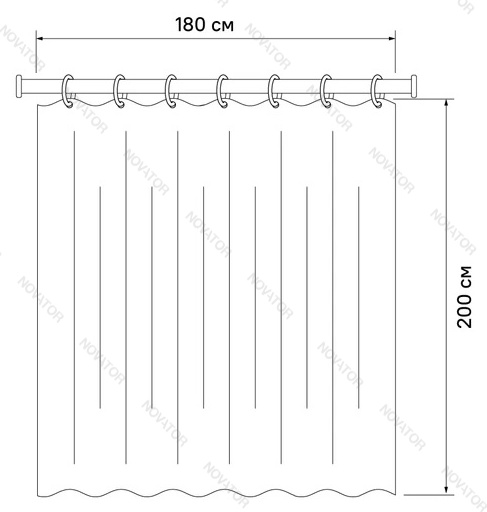 Iddis Base BO04P18i11, 200х180 см