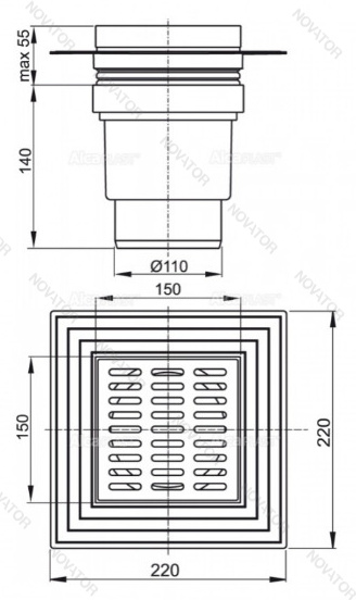 Alca APV13, D=110 мм