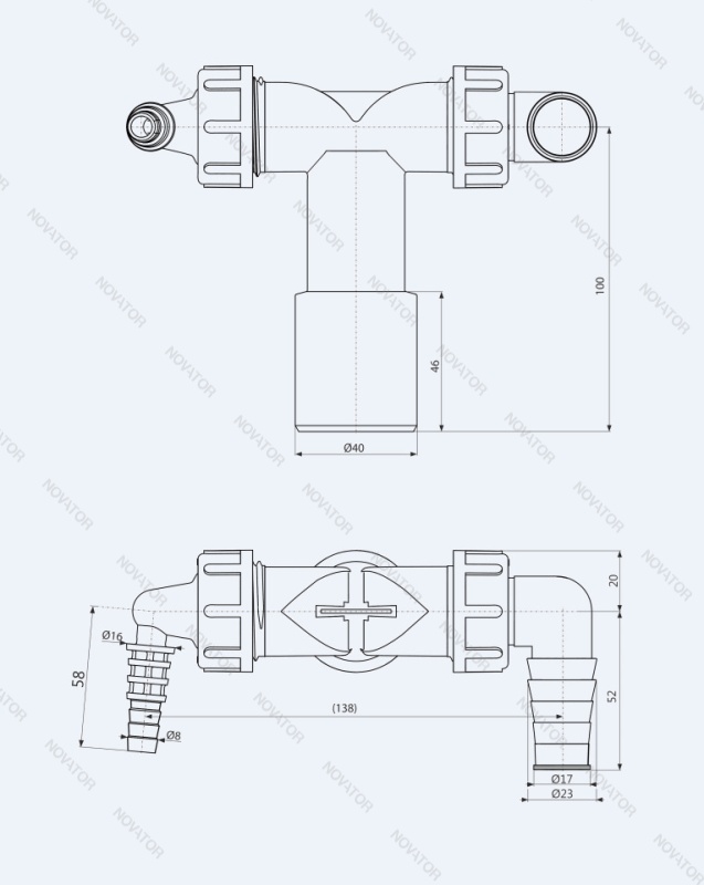 Alca P156Z, белый
