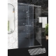 Galletta 120х80 см, 320 1200-HR, 320 800-HR, прозрачное стекло, профиль хром, без поддона