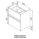 AM.PM Sense M7BFUX0602WG, 61 см, белый глянец
