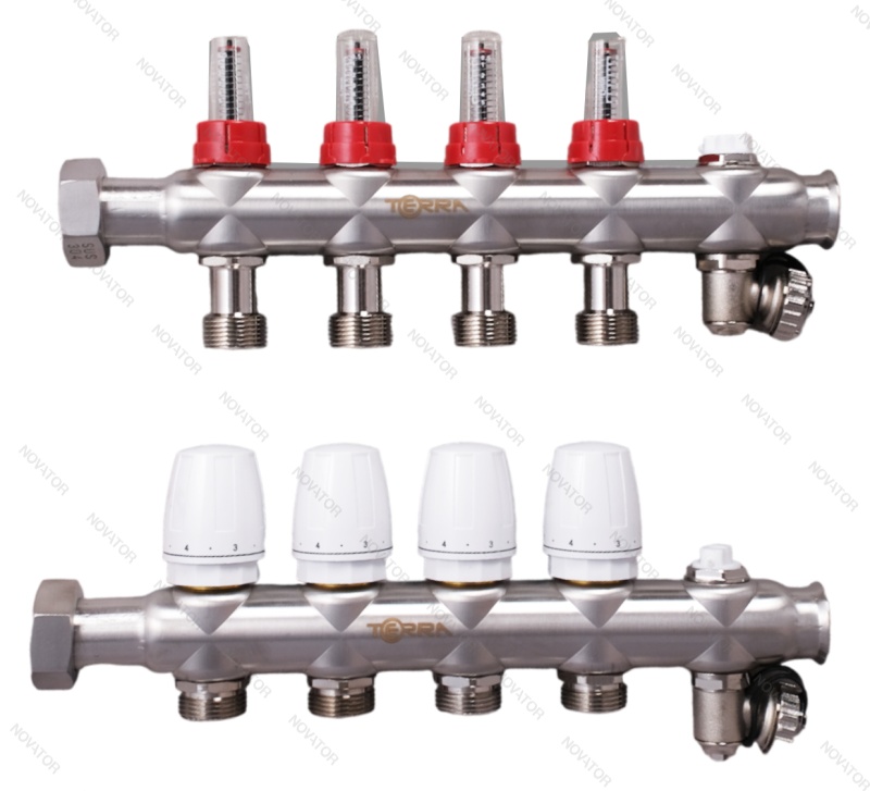 Terra TCS-4+1, 1"х4+1 выхода 3/4 евроконус, нержавеющая сталь