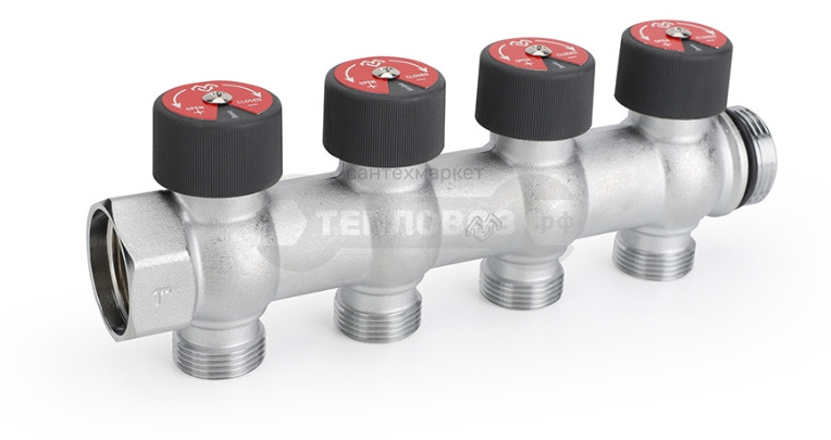 Купить Varmega VMMM03-C06154, вр-нр 1"х4-выхода Евроконус 3/4" в интернет-магазине Тепловоз