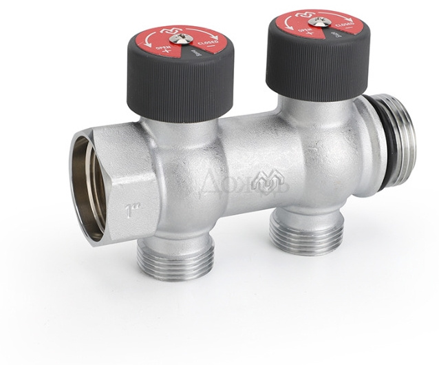 Купить Varmega VMMM03-C06152, вр-нр 1"х2-выхода Евроконус 3/4" в интернет-магазине Дождь