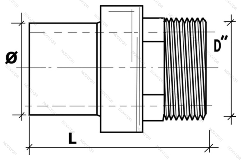 Harpfitt PN16 SDR11 D25х3/4" нр.