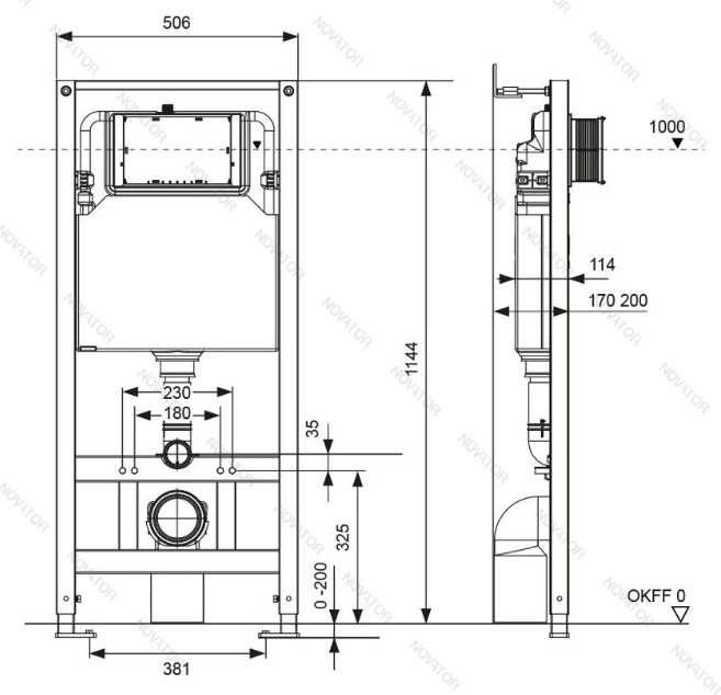 TECEspring S401110, белый глянец