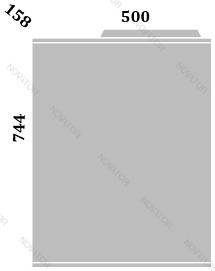 Sanflor Софи 50х74,4 см, белый