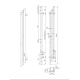Otgon Stem OTG-LSTE150-13BRRt 150х13 см, правый, черный муар