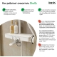 Iddis Shelfy SHEWTBTi06, белый матовый